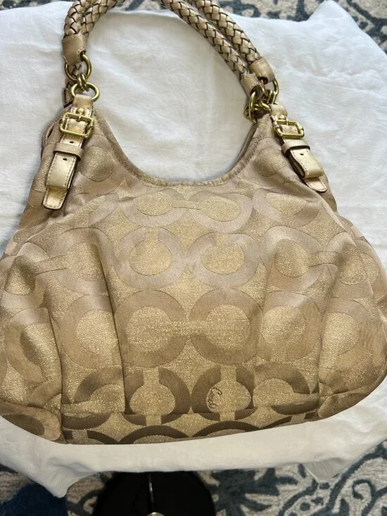 Coach Madison Sateen Maggie Silhouette Shoulder Bag - Picture 3 of 15